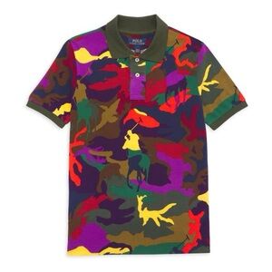 Polo Ralph Lauren Little Boy's Camouflage Pony Knit Polo Shirt Size 3T